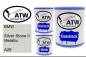 Preview: BMW, Silver Stone II Metallic, A29: 1L Lackdose + 1L Klarlack + 500ml Härter - Set, von ATW Autoteile West.